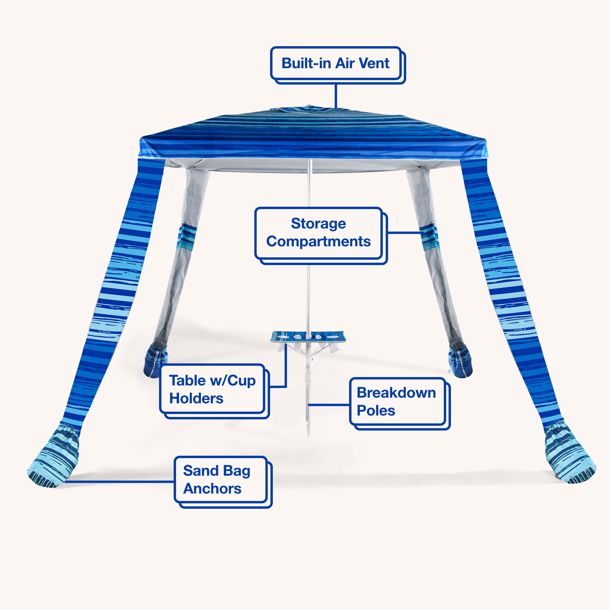 Instant Shade Cabana