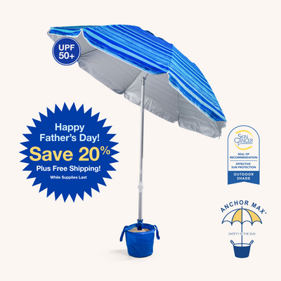 Perfectly Portable Beach Umbrella